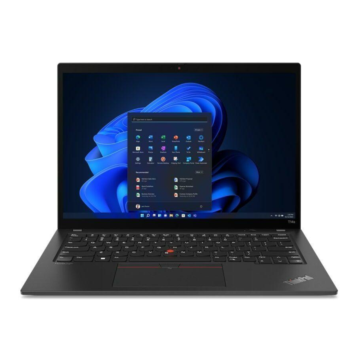 Lenovo ThinkPad T14s Gen 3 (Intel) 14" – Grade A+ – Schwarz