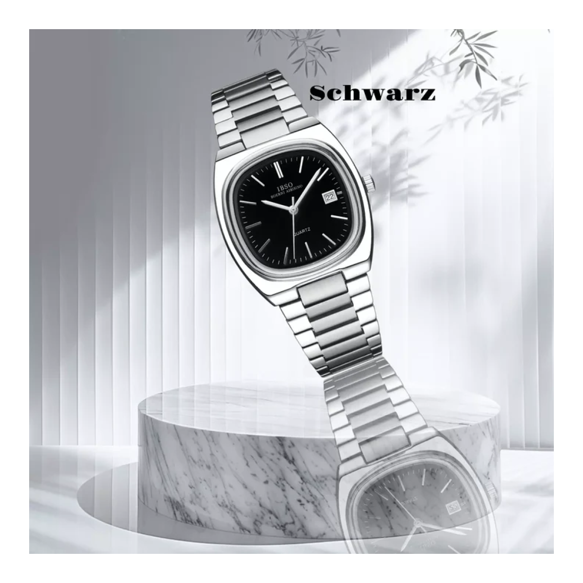 Uhr IBSO Herren Business Stil Quarz Uhr 3ATM wasserdicht Neueste